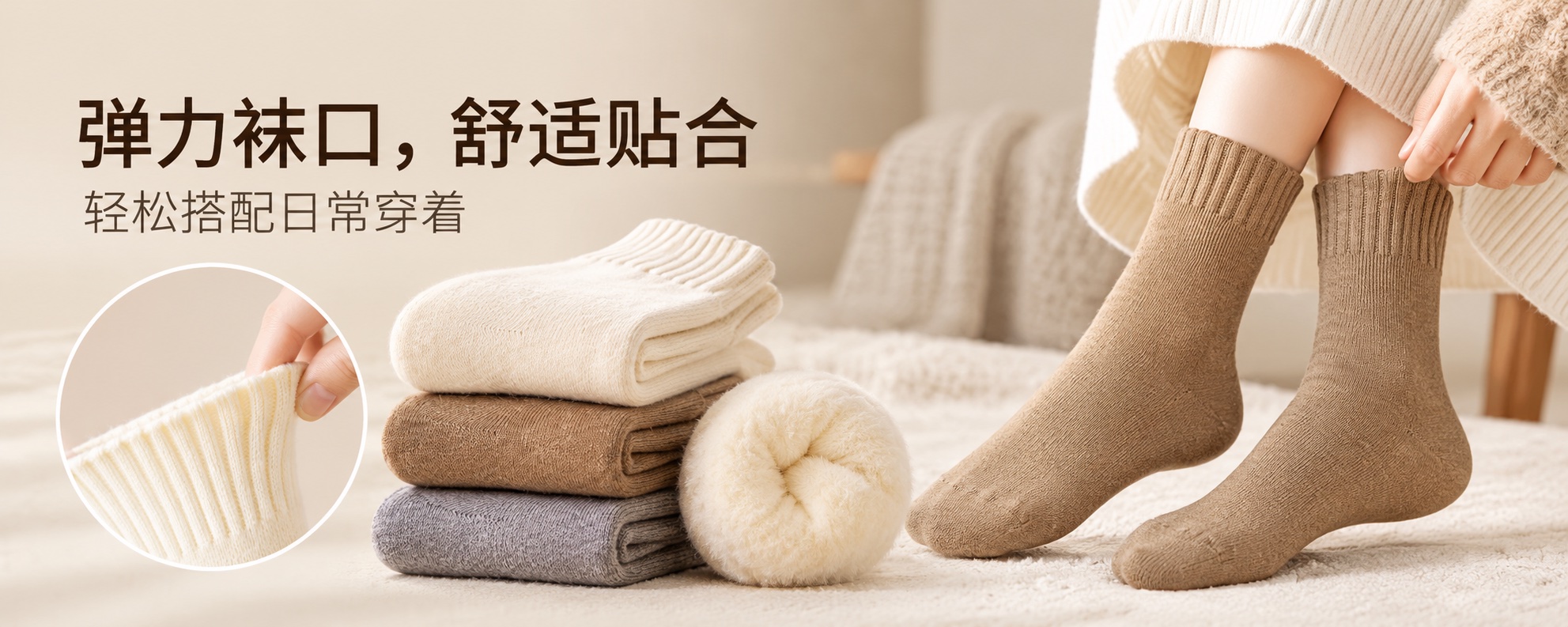 【即将到货】加绒加厚保暖袜|男女款·多色组合 2