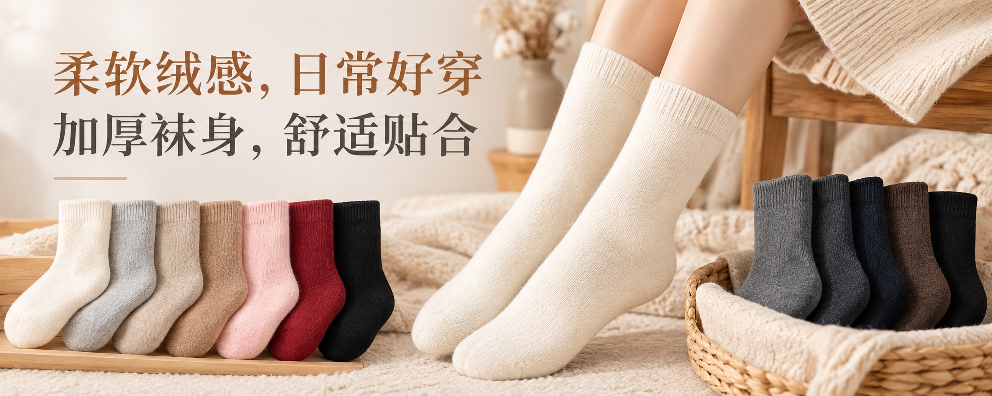 【即将到货】羊毛混纺保暖袜|女款62%·男款46%·多组合 2