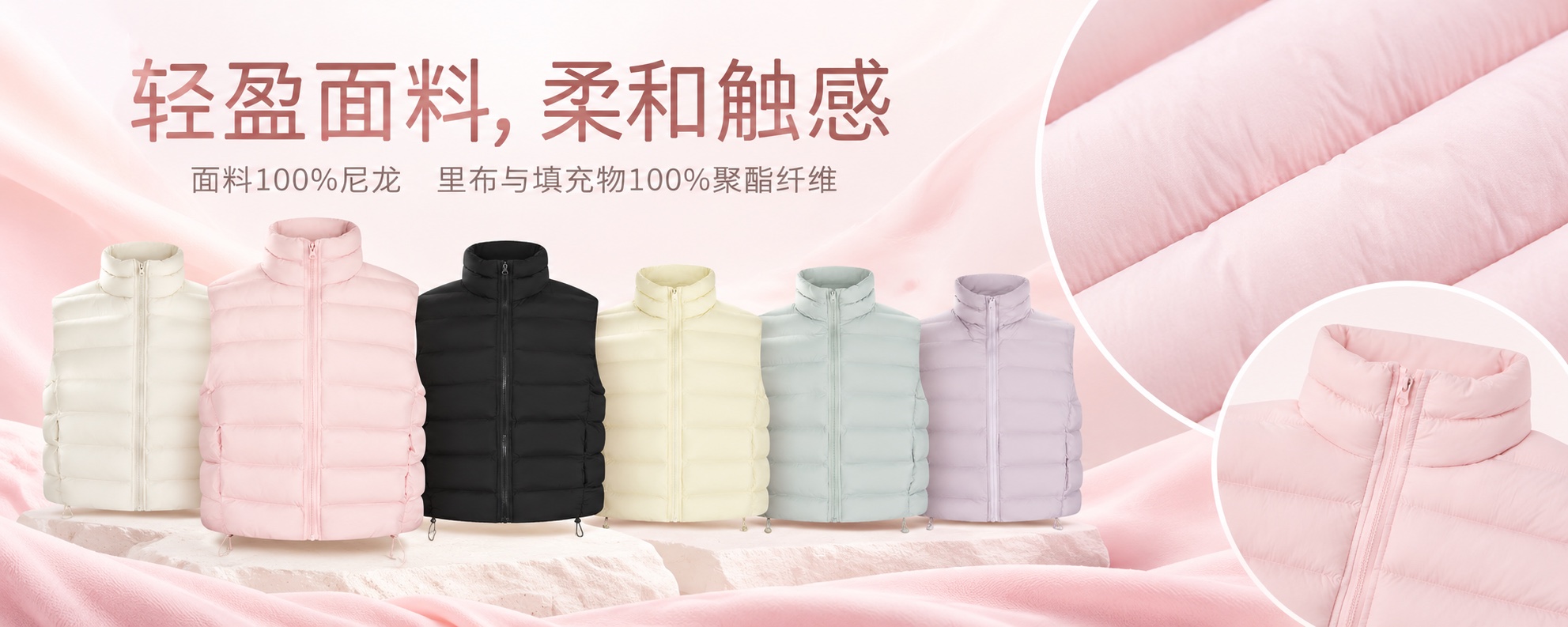 【即将到货】立领轻暖绗缝马甲｜六色可选·S–XL 3
