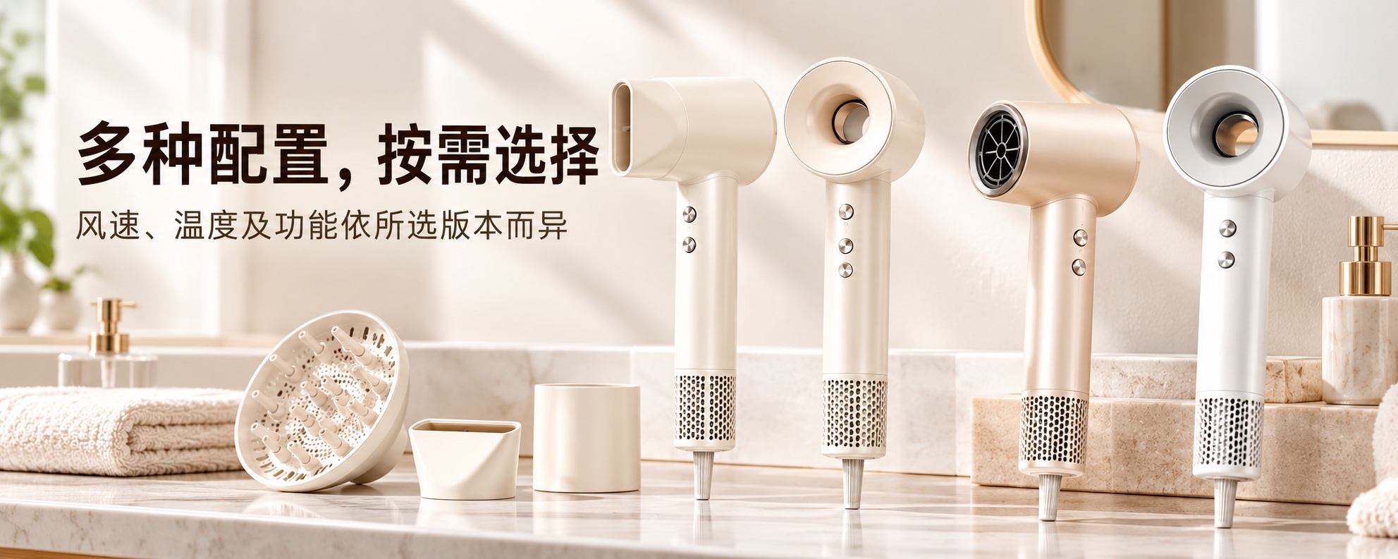 【即将到货】家用吹风机|基础与中空系列·七种配置·220V 3