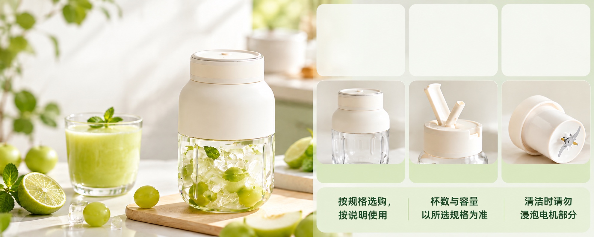 【即将到货】便携榨汁杯|一杯双盖·PC/Tritan材质可选 5