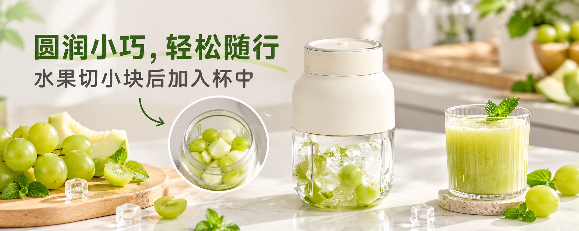 【即将到货】便携榨汁杯|一杯双盖·PC/Tritan材质可选 4