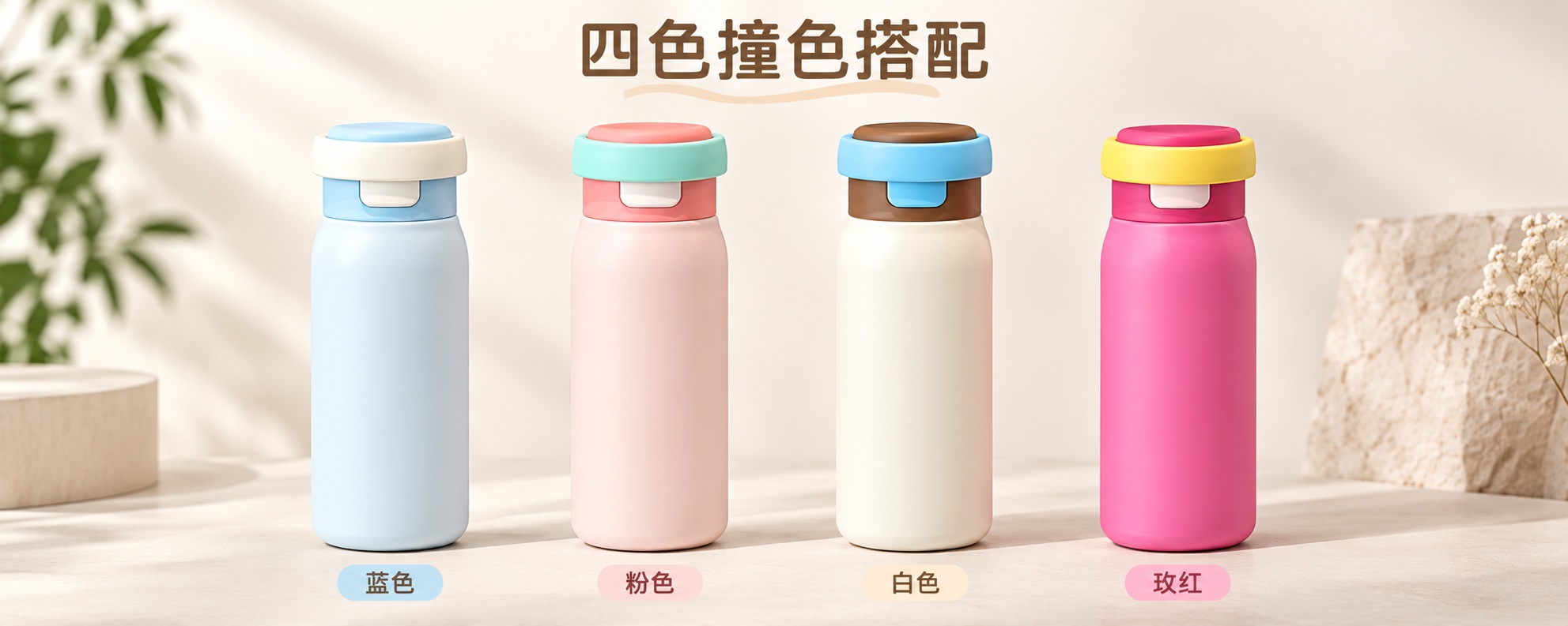 【即将到货】提环双饮保温杯|500ml·四色可选 1