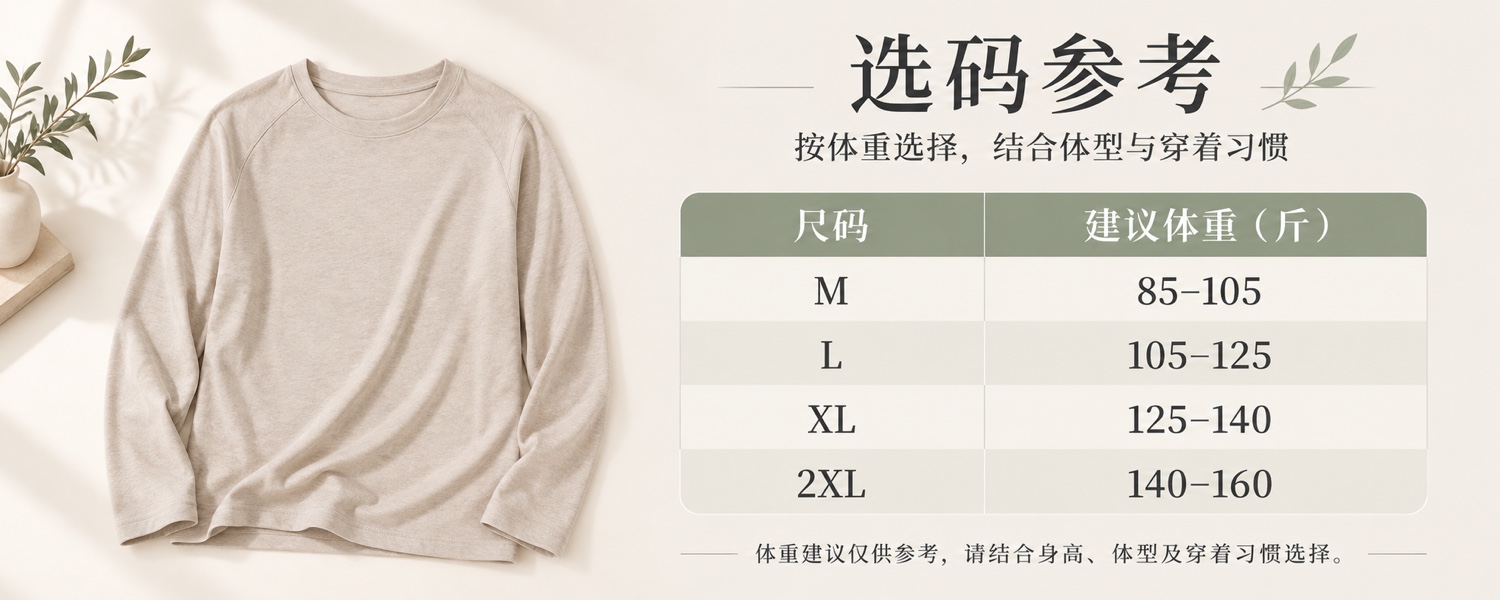 【即将到货】一衣多穿|莱赛尔羊毛长袖T恤·8色·M–2XL 6