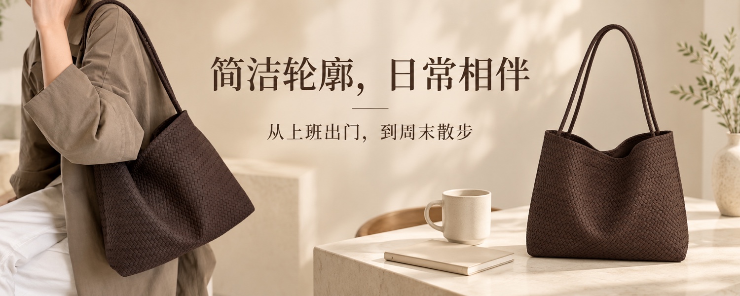 【即将到货】复古咖色编织纹理单肩包|手提肩背·日常百搭 5