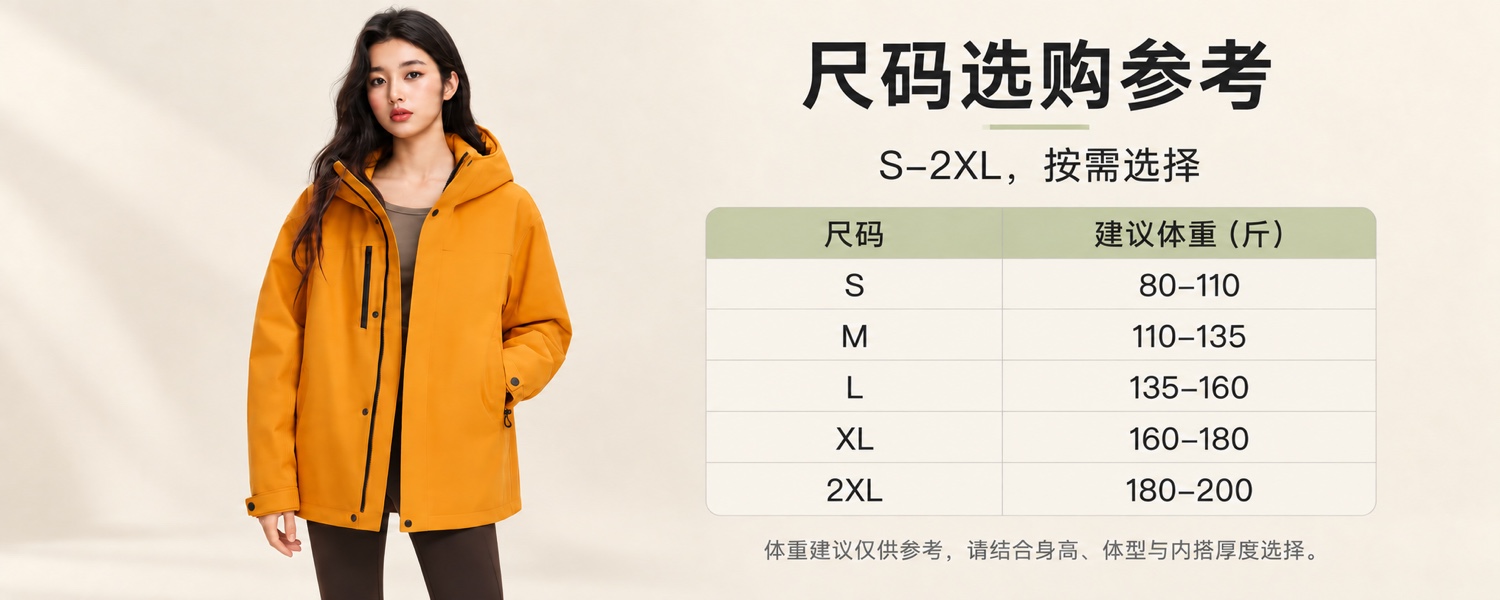 【即将到货】高领连帽鹅绒外套|男女同款·4色·S–2XL 8
