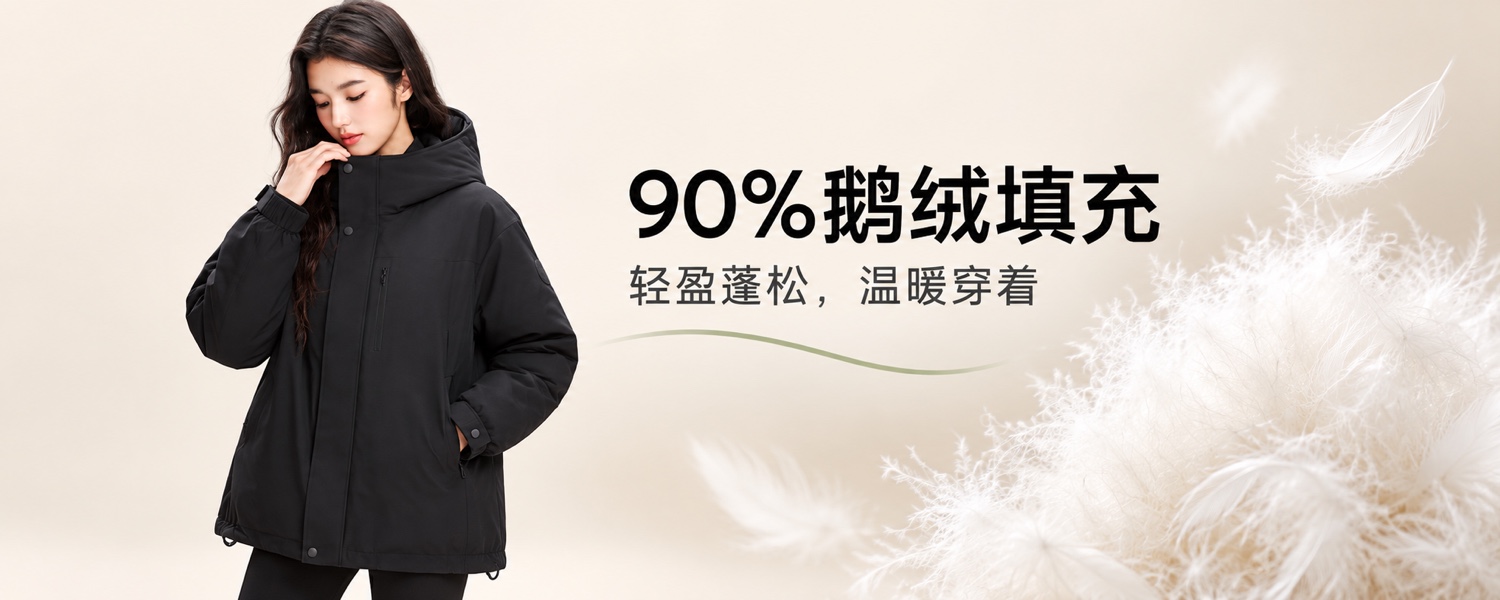 【即将到货】高领连帽鹅绒外套|男女同款·4色·S–2XL 5