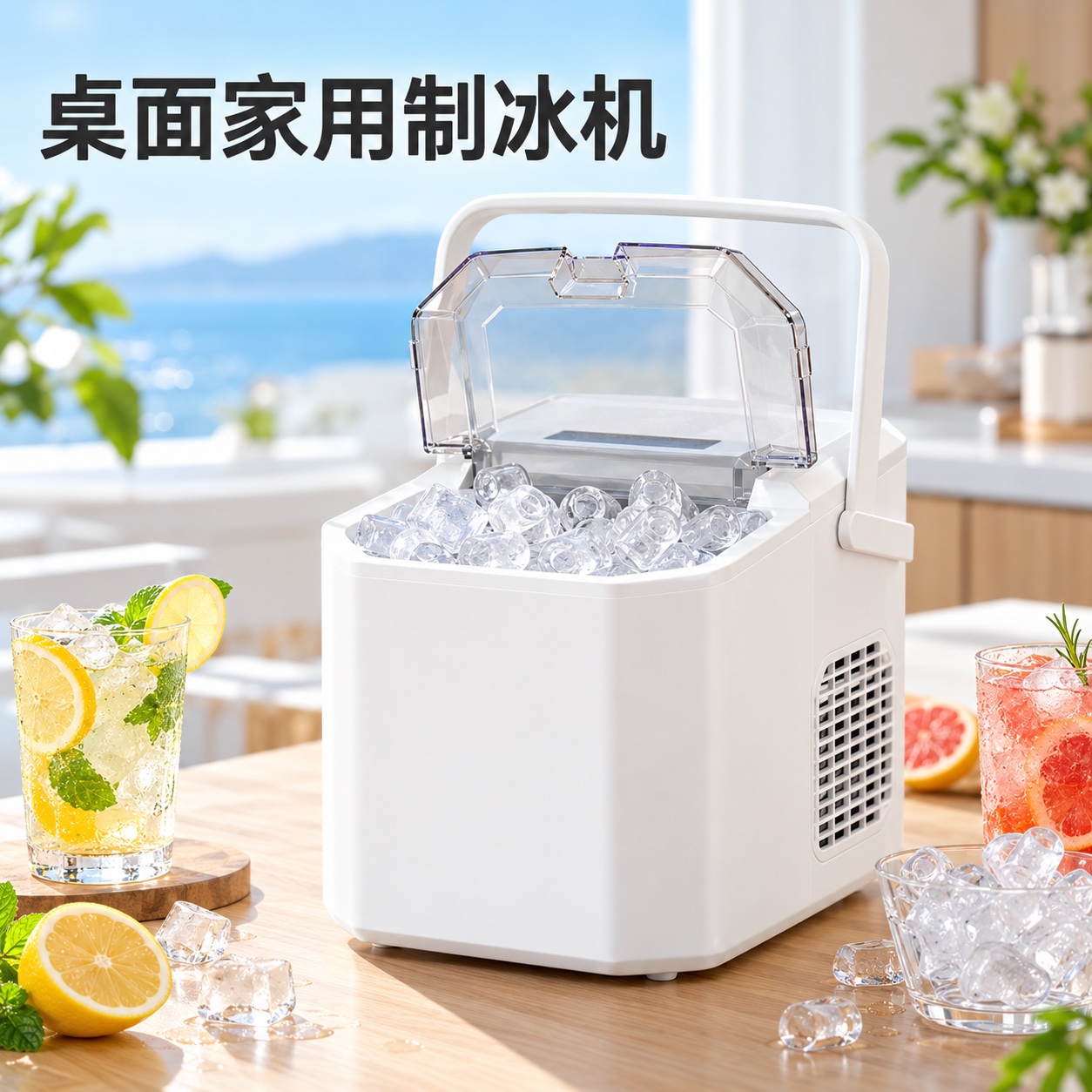 【即将到货】桌面家用制冰机｜子弹冰·多配置可选·220V