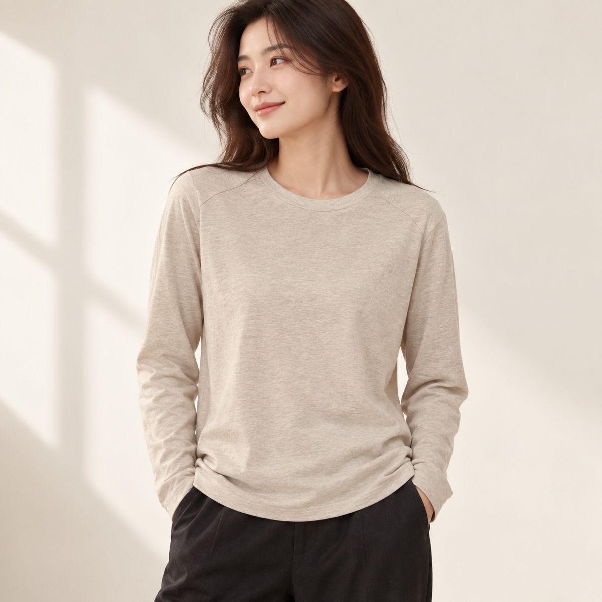 【即将到货】一衣多穿｜莱赛尔羊毛长袖T恤·8色·M–2XL
