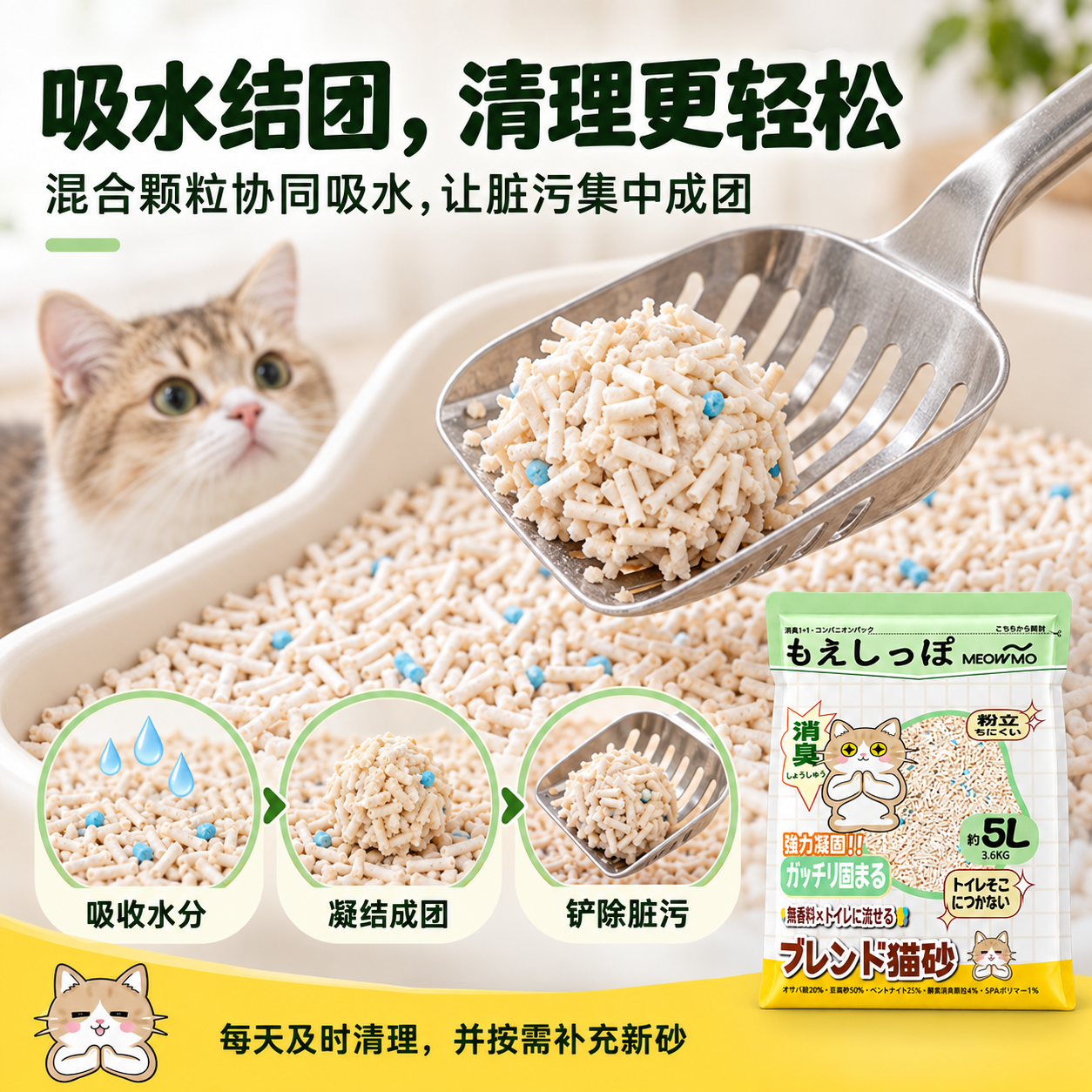 MEOWMO 5in1 五合一混合猫砂 3