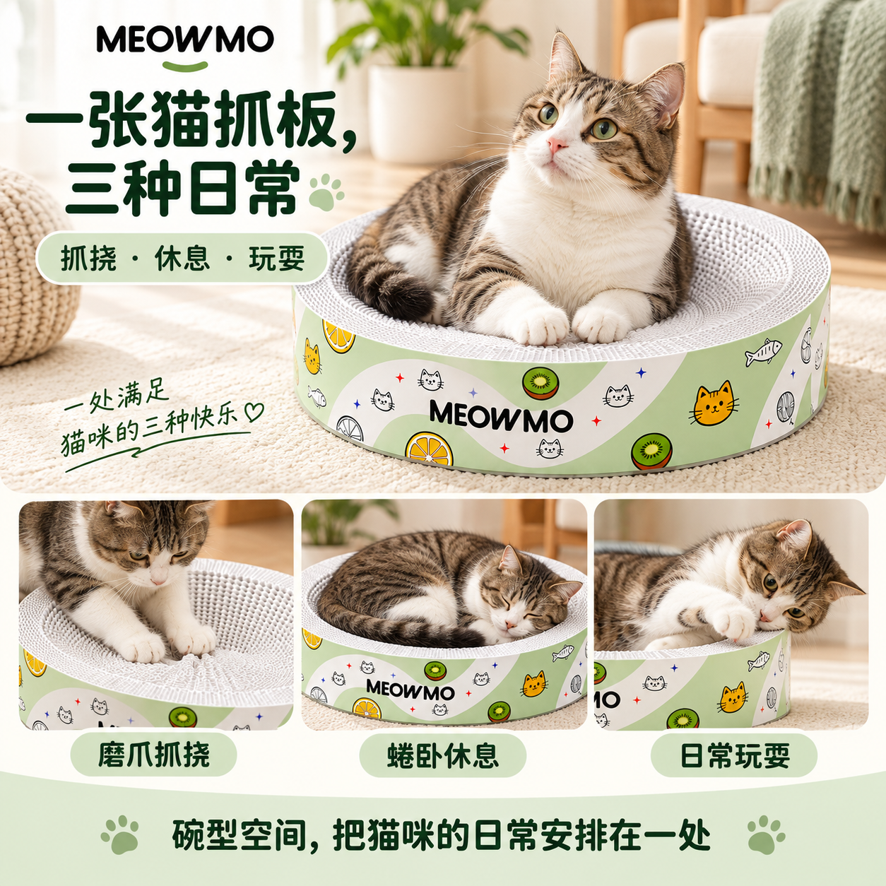 MEOWMO 碗型猫抓板 1